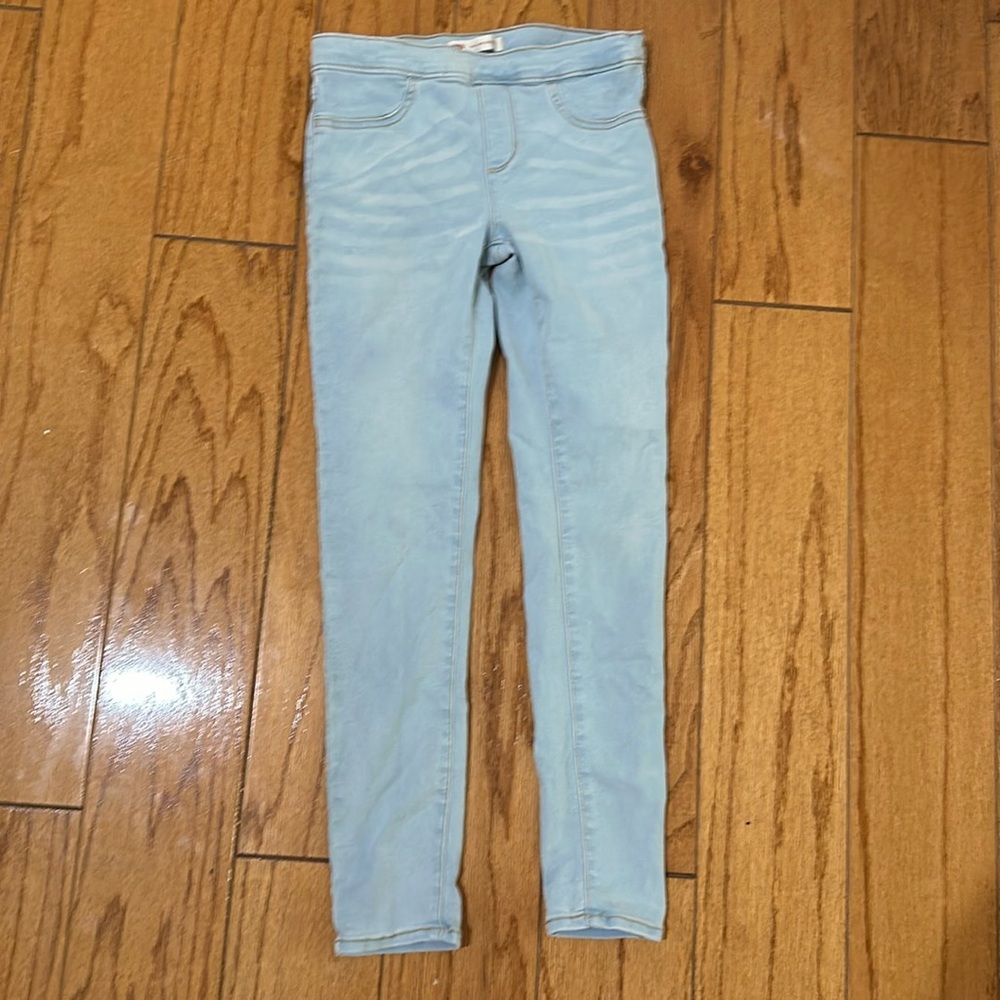 Girls skinny pull up  jeans